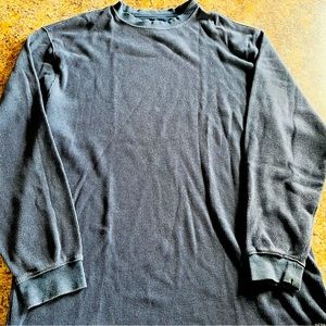 Berne Blue Waffle Knit Men’s Long Sleeve Top, Size XL